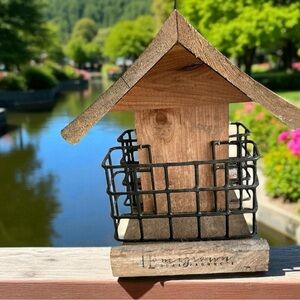 Suet Bird Feeder Homegrown Cedar